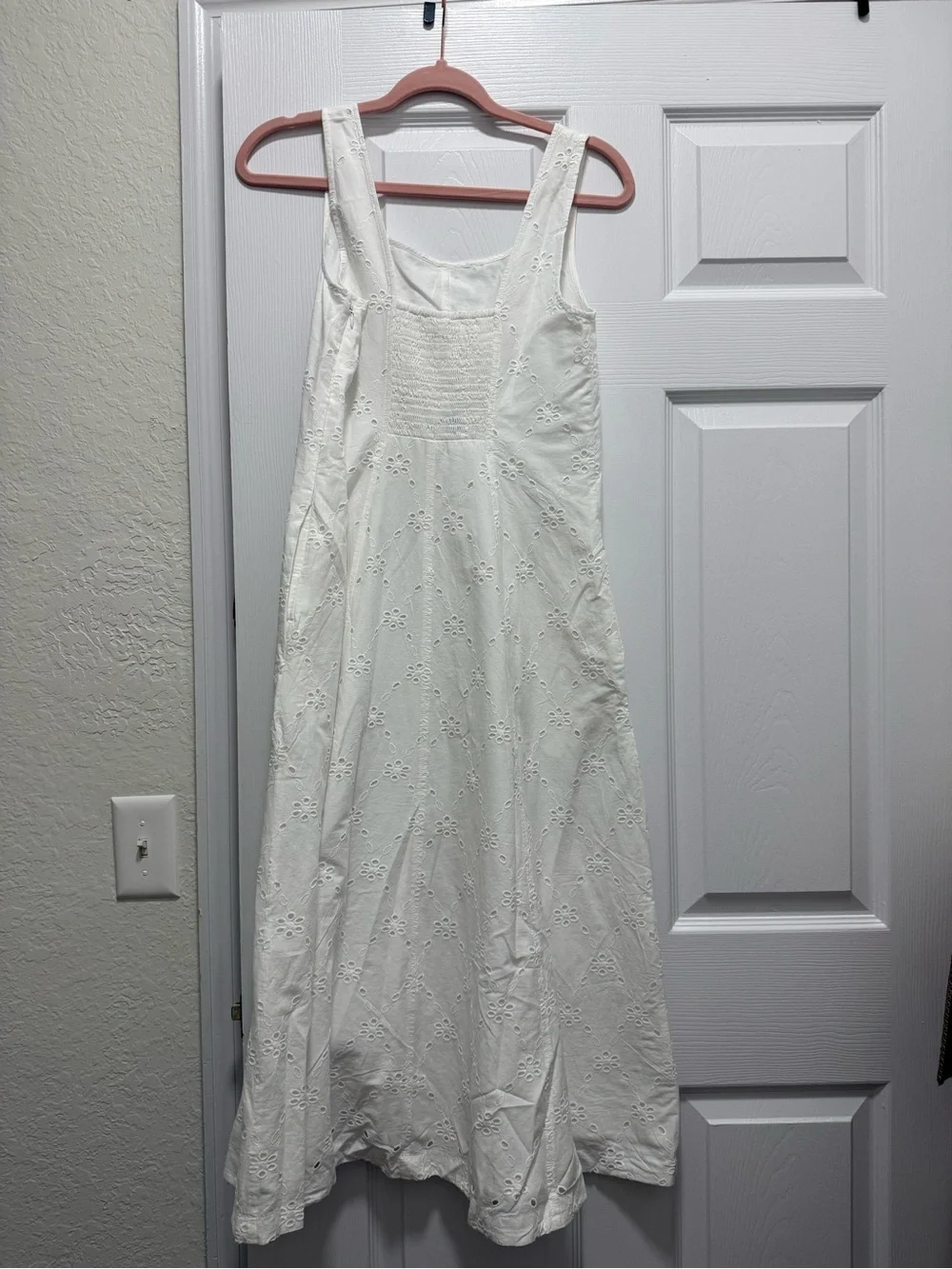 J.Crew eyelet embroidered Midi dress size 4 NWT